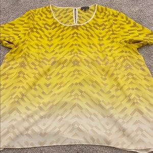 Vince Camuto Ombré Silk Top